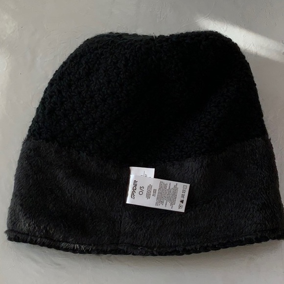 Spyder BRRR BERRY HAT Black - Picture 7 of 11